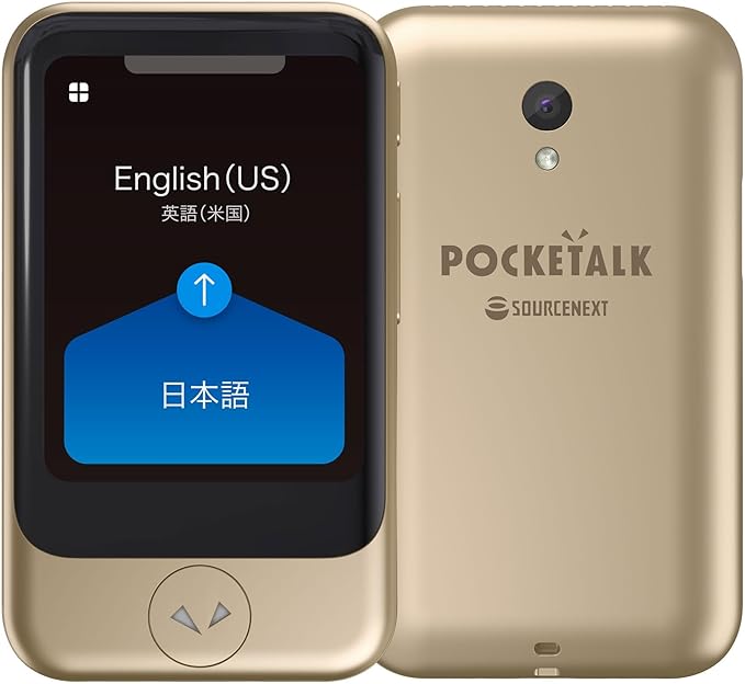 正規品人気SALEPOCKETALK(ポケトーク)ブラック+専用グローバルSIM(2年) 未開封品 旅行用品